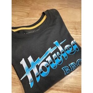 Men's Howler Bros. Electric Metallic Long Sleeved Charcoal Tee Small